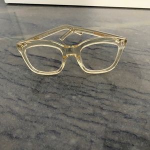 Cubitts Wilmington clear acetate frames in Quartz size regular
